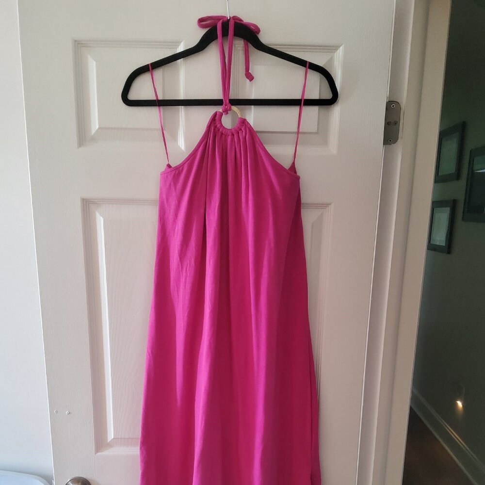 Brand new with tags pink halter top dress.